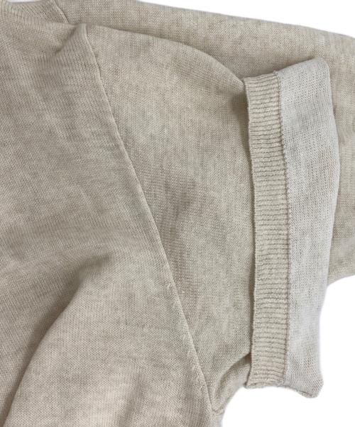 Histeric Glamour（ヒステリックグラマー）Histeric Glamour (ヒステリックグラマー) FIRE LOGO プリント プルオーバー コットンリネン サマー ニット アイボリー サイズ:Sの古着・服飾アイテム