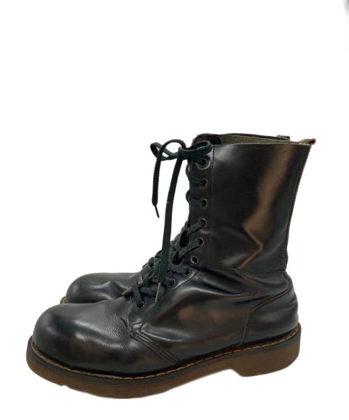 Dr.Martens（ドクターマーチン）Dr.Martens (ドクターマーチン) スチールトゥ10ホールブーツ ブラック サイズ:-の古着・服飾アイテム
