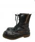 Dr.Martens (ドクターマーチン) スチールトゥ10ホールブーツ ブラック サイズ:-：15000円