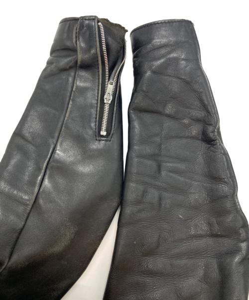 Schott（ショット）Schott (ショット) 618 ダブルライダースレザージャケット ブラック サイズ:34の古着・服飾アイテム