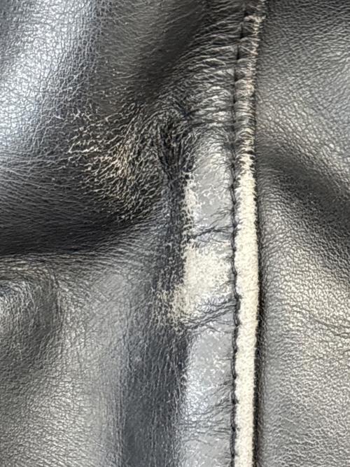 Schott（ショット）Schott (ショット) 618 ダブルライダースレザージャケット ブラック サイズ:34の古着・服飾アイテム