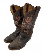 TONY LAMAトニーラマ）の古着「ウェスタンブーツ」｜ブラウン