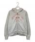 JOURNAL STANDARD（ジャーナルスタンダード）の古着「ブロークン プリント ジップ フーディ」｜グレー