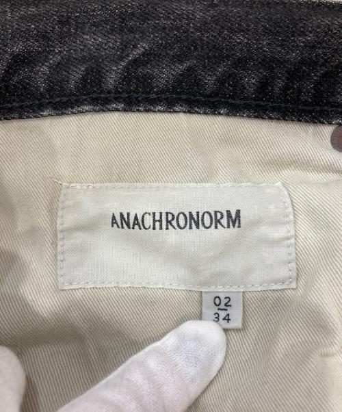 anachronorm（アナクロノーム）anachronorm (アナクロノーム) SMU REGULAR TAPERED 5P BLACK ブラック サイズ:34の古着・服飾アイテム