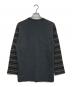 COMME des GARCONS HOMME (コムデギャルソン オム) 袖切替ニット グレー サイズ:-：11000円