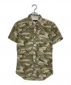 COMME des GARCONS HOMME PLUSコムデギャルソンオムプリュス）の古着「カモフラSSシャツ」｜カーキ×ベージュ