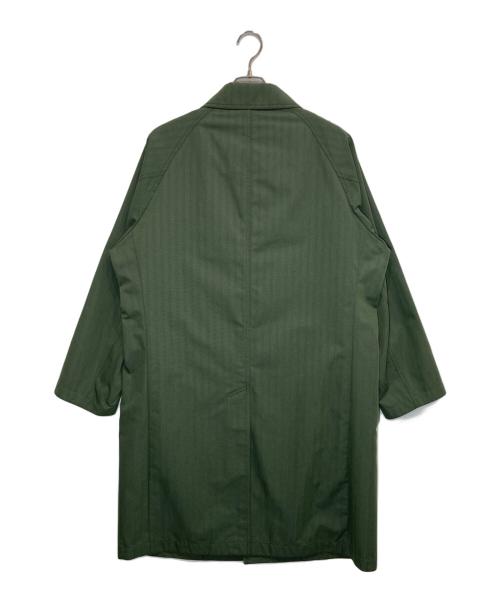 D'URBAN（ダーバン）D'URBAN (ダーバン) ライナー付ステンカラーコート グリーン サイズ:LLの古着・服飾アイテム