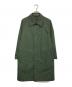 D'URBAN（ダーバン）の古着「ライナー付ステンカラーコート」｜グリーン