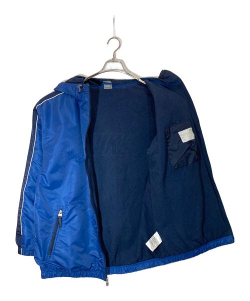 NIKE（ナイキ）NIKE (ナイキ) 00sフーデットナイロンジャケット ブルー サイズ:Lの古着・服飾アイテム