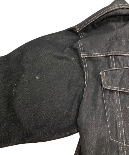 FUBU（フブ）FUBU (フブ) ジップアップデニムジャケット ブラック サイズ:XXLの古着・服飾アイテム