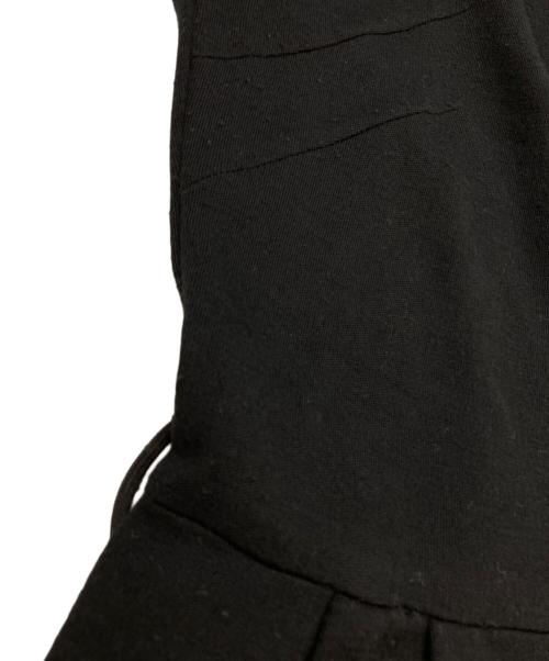 Maison Martin Margiela（メゾンマルタンマルジェラ）Maison Martin Margiela (メゾンマルタンマルジェラ) ウールニットワンピース ブラック サイズ:38の古着・服飾アイテム