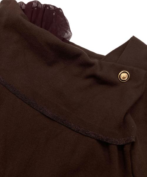 HER LIP TO（ハーリップトゥ）HER LIP TO (ハーリップトゥ) La Lueur Knit Dress ブラウン サイズ:Mの古着・服飾アイテム