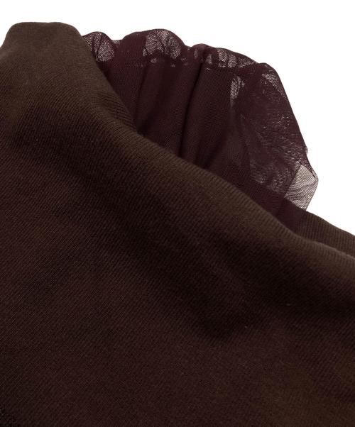 HER LIP TO（ハーリップトゥ）HER LIP TO (ハーリップトゥ) La Lueur Knit Dress ブラウン サイズ:Mの古着・服飾アイテム