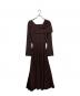 HER LIP TO (ハーリップトゥ) La Lueur Knit Dress ブラウン サイズ:M：7000円