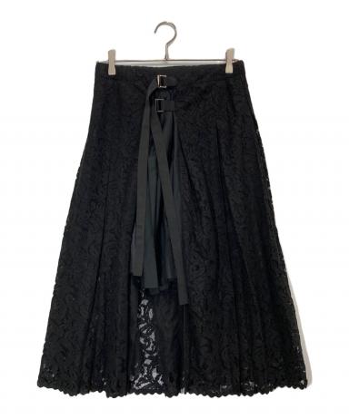 中古・古着通販】sacai (サカイ) レースドッキング プリーツ ラップ