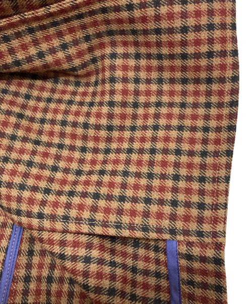 PAUL SMITH（ポールスミス）PAUL SMITH (ポールスミス) ガンクラブチェック ステンカラーコート ブラウン サイズ:Ⅿの古着・服飾アイテム