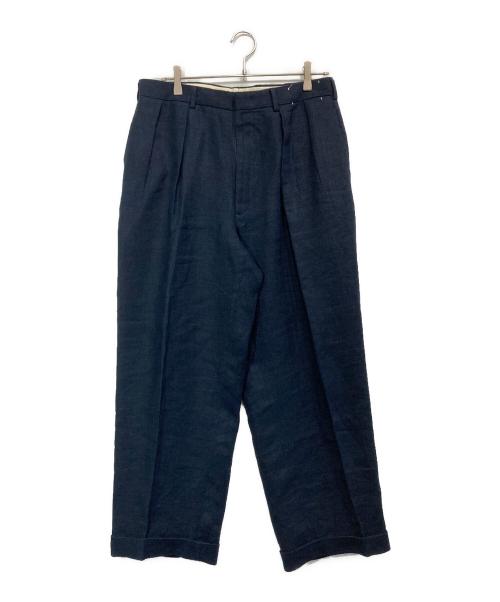 POLO RALPH LAUREN（ポロ・ラルフローレン）POLO RALPH LAUREN (ポロ・ラルフローレン) オールドツータックスラックス ネイビー サイズ:-の古着・服飾アイテム