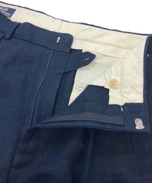 POLO RALPH LAUREN（ポロ・ラルフローレン）POLO RALPH LAUREN (ポロ・ラルフローレン) オールドツータックスラックス ネイビー サイズ:-の古着・服飾アイテム