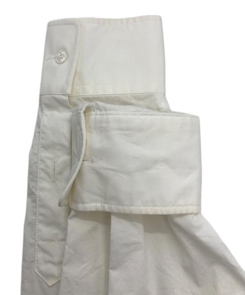 MM6 Maison Margiela（エムエムシックスメゾンマルジェラ）MM6 Maison Margiela (エムエムシックスメゾンマルジェラ) テープデザインシャツ ホワイト サイズ:42の古着・服飾アイテム