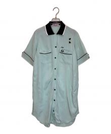 FRED PERRY×AMY WINEHOUSE（フレッドペリー×アイミー・ワインハウス）の古着「Bowling Shirt」｜ブルー