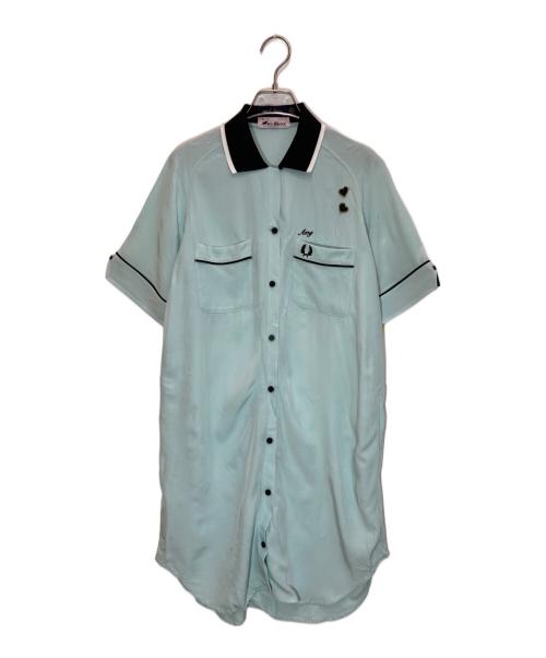 FRED PERRY（フレッドペリー）FRED PERRY (フレッドペリー) amy winehouse (アイミー・ワインハウス) Bowling Shirt ブルー サイズ:36の古着・服飾アイテム