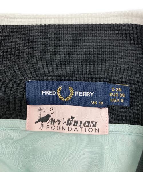 FRED PERRY（フレッドペリー）FRED PERRY (フレッドペリー) amy winehouse (アイミー・ワインハウス) Bowling Shirt ブルー サイズ:36の古着・服飾アイテム