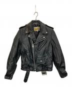 Schottショット）の古着「618 ダブルライダースジャケット」｜ブラック