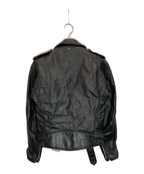 Schott（ショット）Schott (ショット) 618 ダブルライダースジャケット ブラック サイズ:34の古着・服飾アイテム