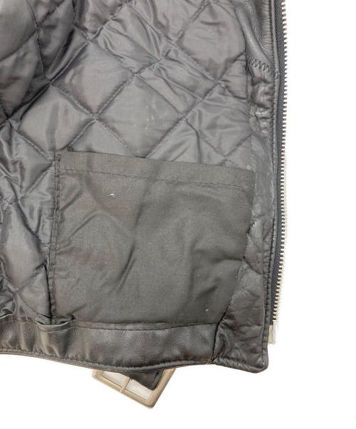 Schott（ショット）Schott (ショット) 618 ダブルライダースジャケット ブラック サイズ:34の古着・服飾アイテム