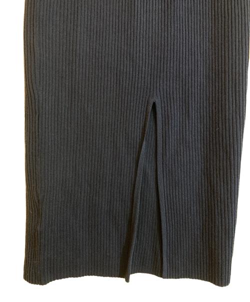 anuans（アニュアンス）anuans (アニュアンス) ワンショルニットワンピース ネイビー サイズ:FREEの古着・服飾アイテム