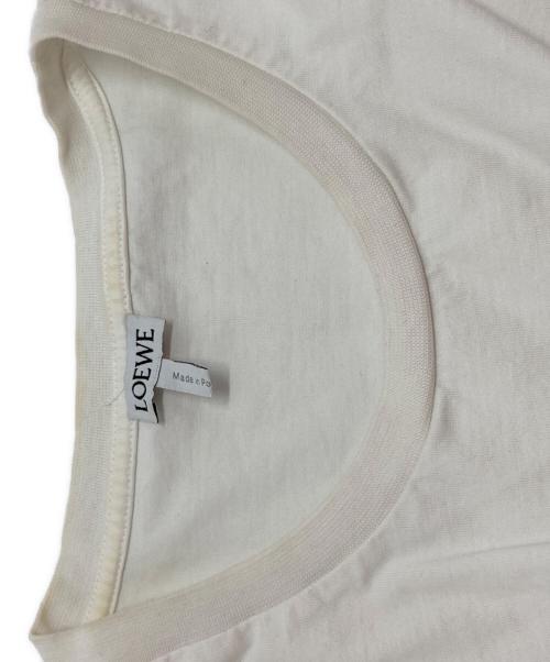 LOEWE（ロエベ）LOEWE (ロエベ) アナグラム コットン Tシャツ ホワイト サイズ:XSの古着・服飾アイテム