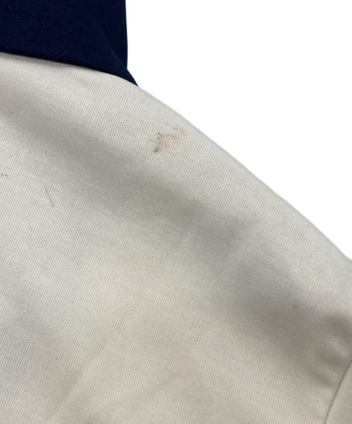 adidas（アディダス）adidas (アディダス) ジャージジャケット ネイビー×ベージュ サイズ:Mの古着・服飾アイテム