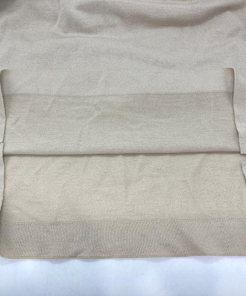 BATONER（バトナ―）BATONER (バトナ―) HIGHTWIST COTTON SILK SLEEVELESS ベージュ サイズ:1の古着・服飾アイテム