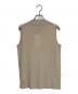 BATONER (バトナ―) HIGHTWIST COTTON SILK SLEEVELESS ベージュ サイズ:1：4000円