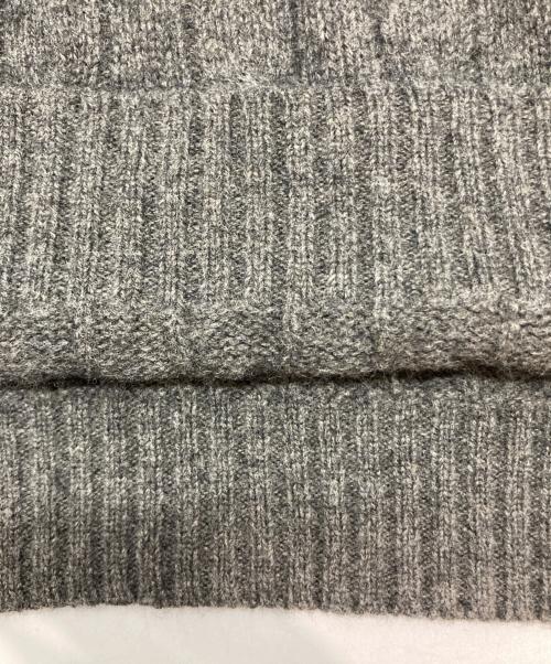 POLO RALPH LAUREN（ポロ・ラルフローレン）POLO RALPH LAUREN (ポロ・ラルフローレン) ハーフジップケーブルニット グレー サイズ:SIZE XLの古着・服飾アイテム