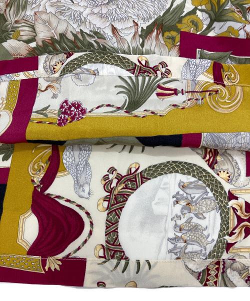 Salvatore Ferragamo（サルヴァトーレ フェラガモ）Salvatore Ferragamo (サルヴァトーレ フェラガモ) シルクブラウス マルチカラー サイズ:Mの古着・服飾アイテム