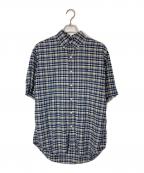 RALPH LAURENラルフローレン）の古着「シャツ」｜ネイビー×イエロー