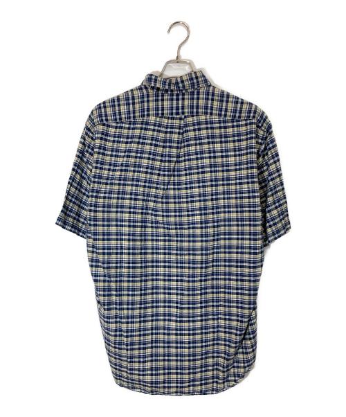 RALPH LAUREN（ラルフローレン）RALPH LAUREN (ラルフローレン) シャツ ネイビー×イエロー サイズ:Ⅿの古着・服飾アイテム