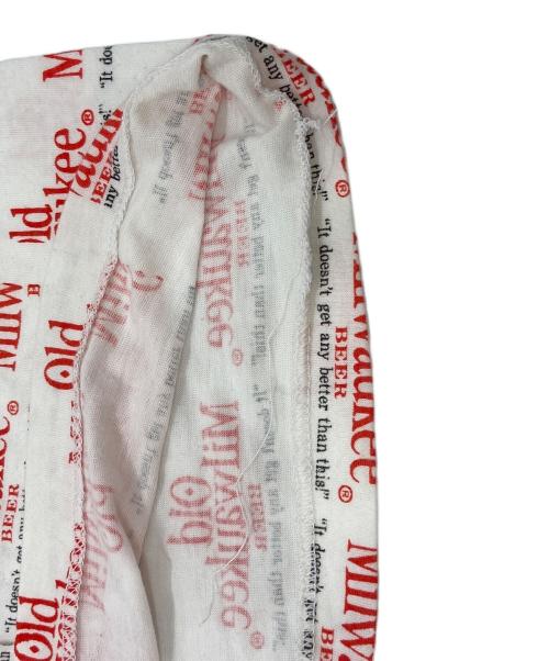 5050（フィフティーフィフティー）5050 (フィフティーフィフティー) ヴィンテージリンガーTシャツ ホワイト×レッド サイズ:Ⅿの古着・服飾アイテム