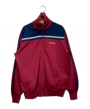 中古・古着通販】adidas (アディダス) ジャージジャケット ボルドー