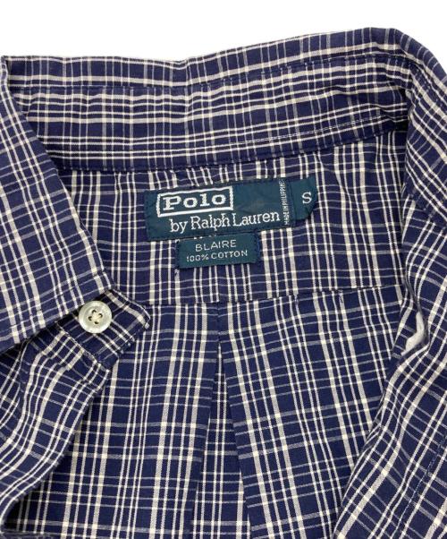 POLO RALPH LAUREN（ポロ・ラルフローレン）POLO RALPH LAUREN (ポロ・ラルフローレン) 半袖シャツ ネイビー サイズ:Sの古着・服飾アイテム