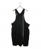 Y'sワイズ）の古着「ジャンパースカート」｜ブラック
