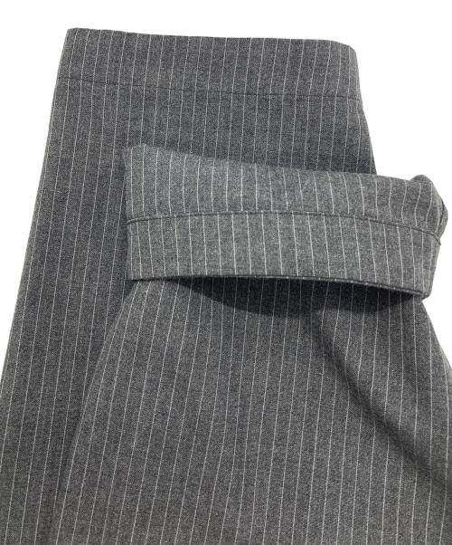 s'yte（サイト）s'yte (サイト) STRIPED ETHNIC WRAP SHIRT グレー サイズ:3の古着・服飾アイテム