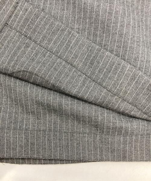 s'yte（サイト）s'yte (サイト) STRIPED ETHNIC WRAP SHIRT グレー サイズ:3の古着・服飾アイテム