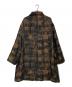 s'yte (サイト) CHECK JACQUARD OVERSIZED SOUTIEN COLLAR COAT ブラウン×ブラック サイズ:3：30000円
