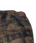 中古・古着 s'yte (サイト) CHECK JACQUARD WIDE SAROUEL PANTS ブラウン×ブラック サイズ:3：18000円