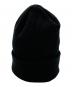 Y's (ワイズ) New Era (ニューエラ) BASIC CUFF KNIT ブラック：6000円