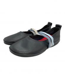 CAMPER（カンペール）の古着「ツインズ フラットシューズ」｜ブラック