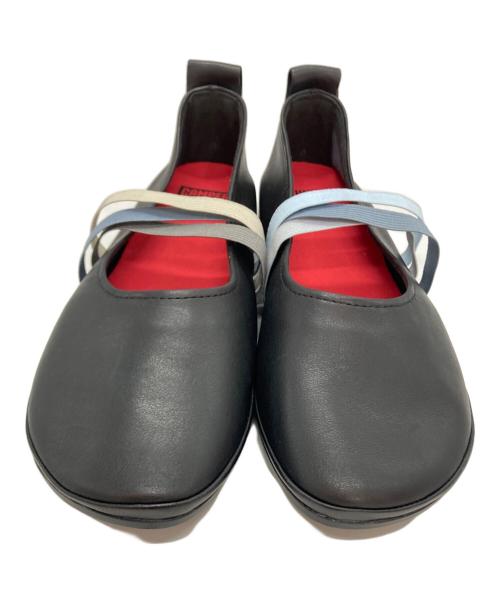 CAMPER（カンペール）CAMPER (カンペール) ツインズ フラットシューズ ブラック サイズ:40の古着・服飾アイテム