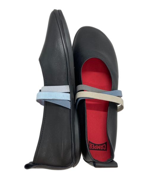 CAMPER（カンペール）CAMPER (カンペール) ツインズ フラットシューズ ブラック サイズ:40の古着・服飾アイテム